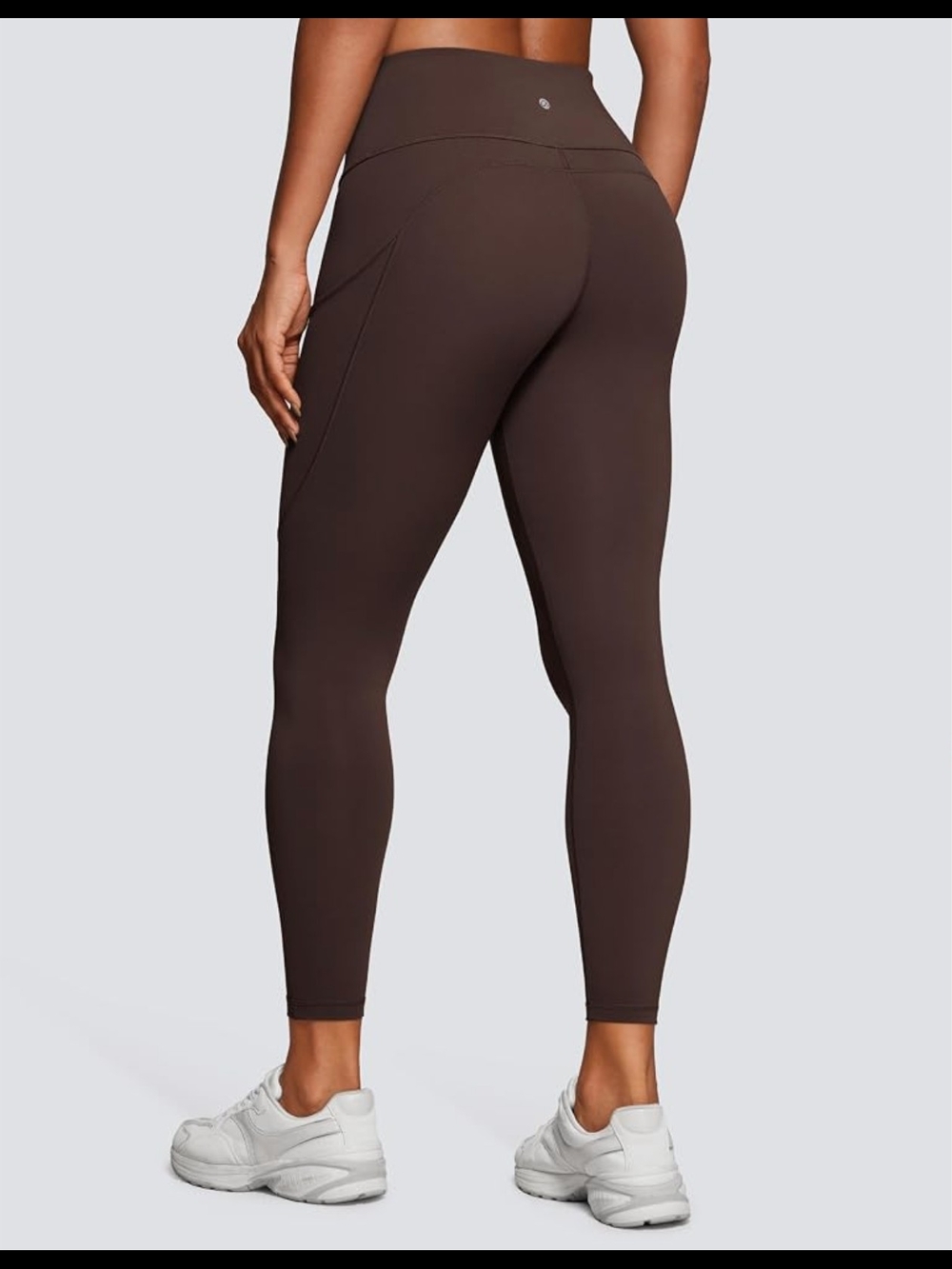 CRZ YOGA Brown High-Rise Workout Leggings - Picture 5 of 7